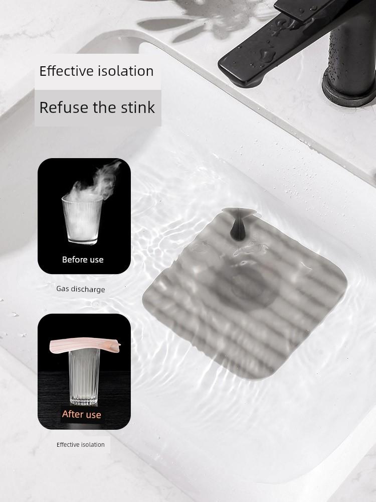 Bathroom Toilet Silicone Floor Drain Cover Sealed Sewer Insect-Proof Deodorant Device Floor Drain Deodorant Device Floor Drain Closed Cover Sticker