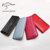 KANGAROO KINGDOM Women Wallet Genuine Leather Long Lady Clutch Purse Zipper Card Holder