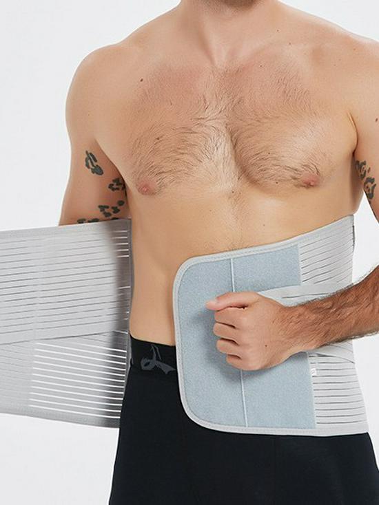 Breathable Steel Plate Lumbar Support Belt for Prolonged Sitting