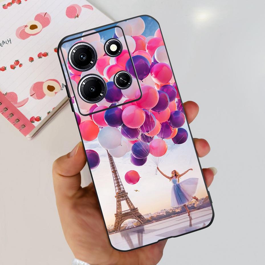 Fashion Butterfly Phone Case For Infinix Note 30i Note30 Pro 2023 Soft Silicone TPU Back Cover For Infinix Note 30 Pro Note30i