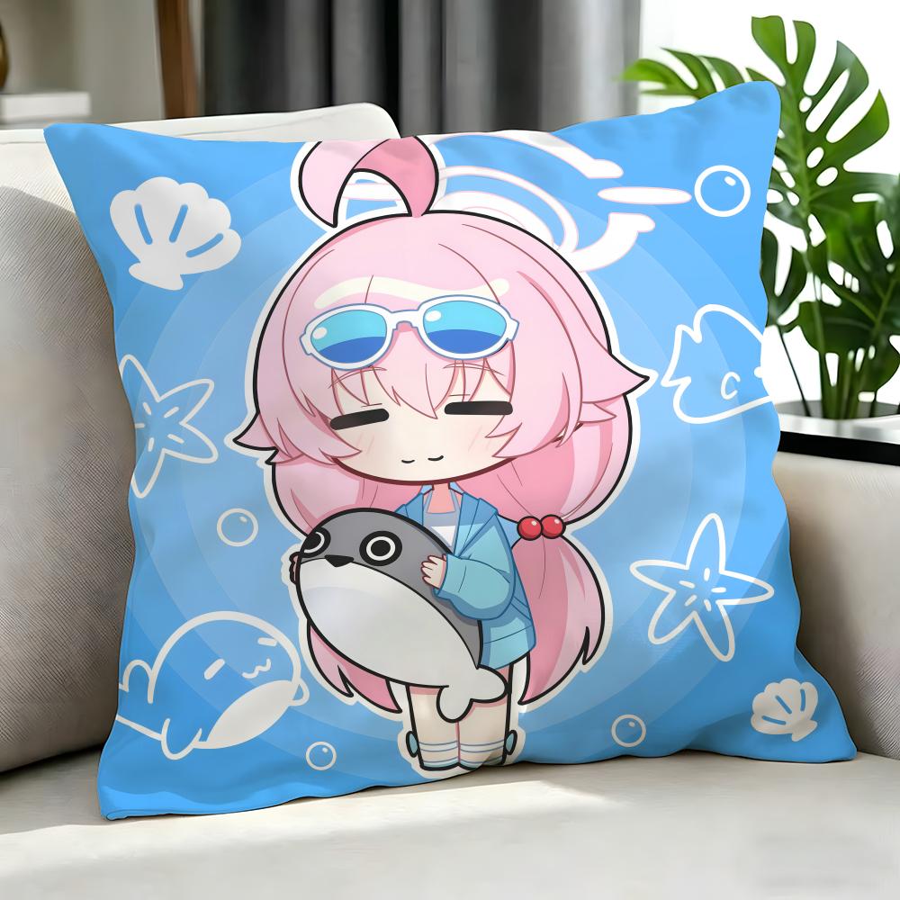 Game Takanashi Hoshino Cushion Cover Cushion Cover Set 4Pcs 50x50 45x45 40x40 Pillowcase Decorative Sofa Home Decor