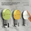 hooks Suction Cup Hook No Punching Wall Hooks for Bathroom Kitchen Bedroom Reusable Towel Clothes Hanger Hook Home Organizer