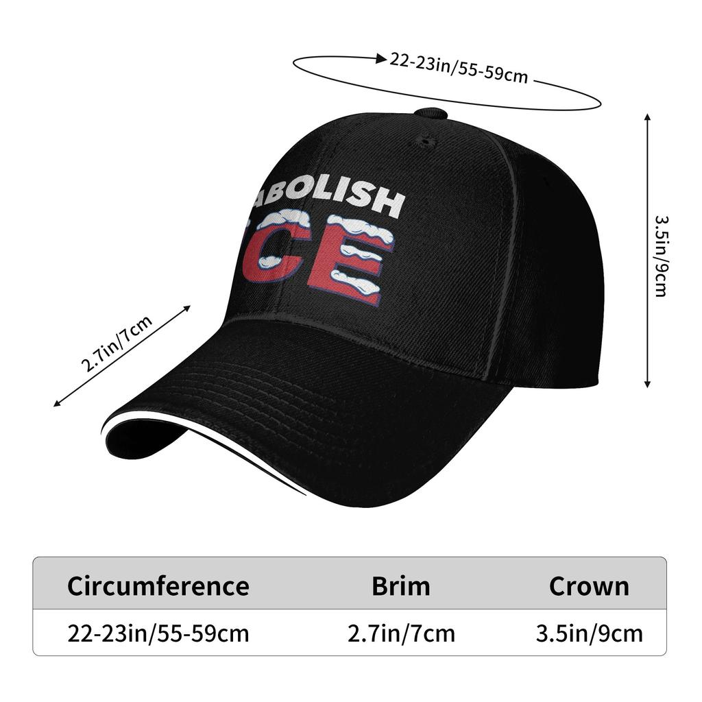 Summer Abolish Ice Baseball Cap  Outdoor Sport Fashion Design Sun Trucker Hat Men Women High Quality Baseball Caps
