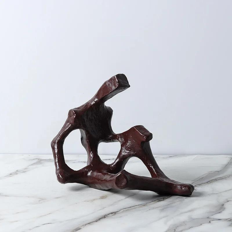 

Nordic Hollow Skeleton Human Figure Resin Sculpture, Minimalist Art Statue, Modern Home Office Decor Ornament Gift Display