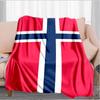 Norwegian Football Crest Blanket Suitable for Sofas, Beds, Offices, And Camping - Perfect Gift for Halloween Christmas