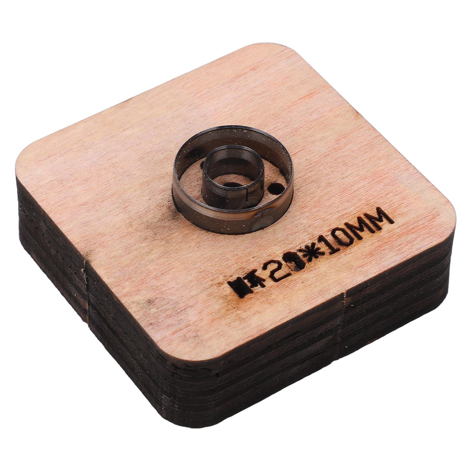 

Кожаный штамп для резки 20x10 мм, круглый кольцевой штамп, инструмент для рукоделия