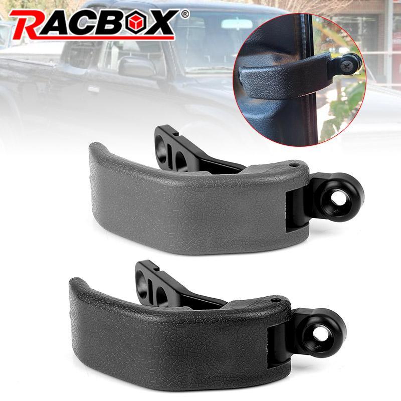 1/2 PIÈCES Verrou Loquet Fenêtre Arrière Gauche Droite Quatar 62910-89102 Pour Toyota Hilux Rn85 Tacoma 1989 - 2000 Noir Gris Verrou Loquet de Cabine