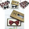 Classic Mens Wedding Bow Tie With Satin Finish For Grooms And Groomsmen