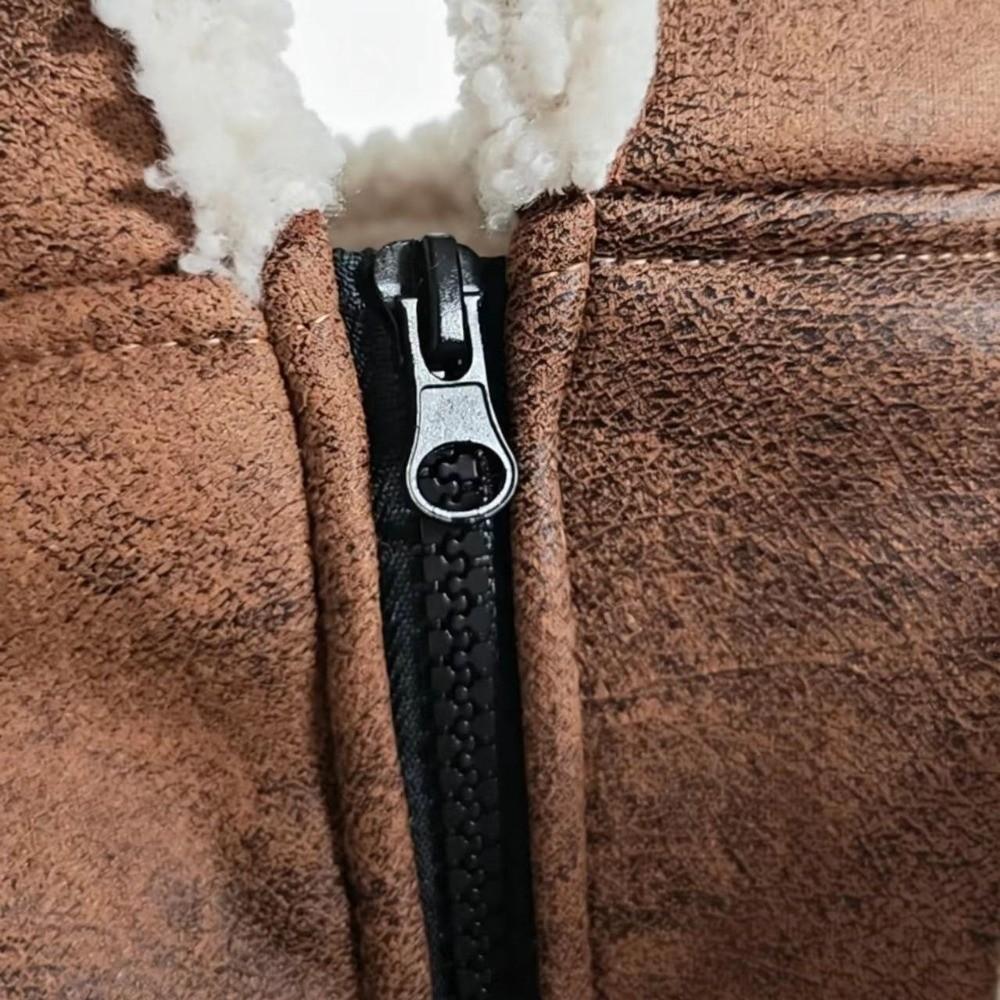 Solid-Colour Pet Padded Vest Cotton Material Pet Winter Jacket Warm Small Dog Coat Pet Clothing