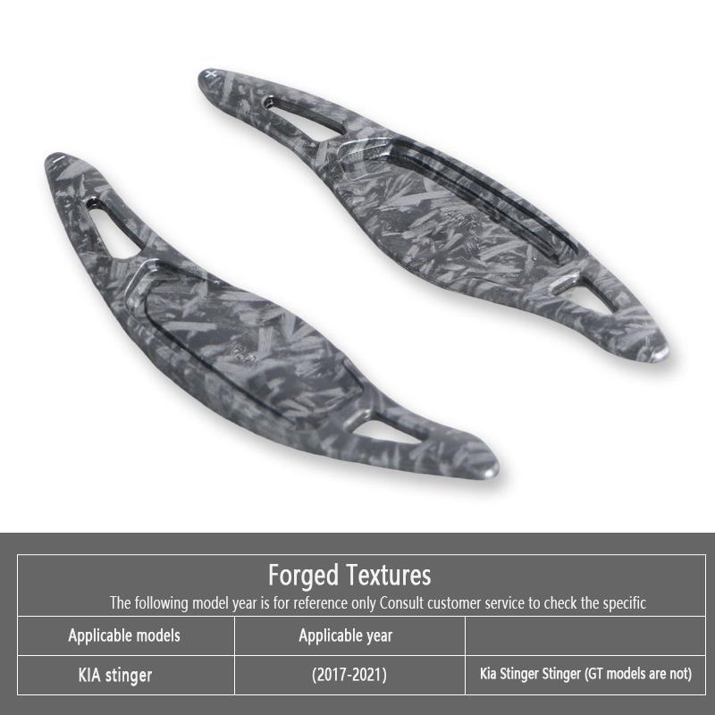 For KIA stinger 2017- Car-Styling Automotive Steering Wheel Rear Shift Paddle Car Shift Equipment Semi Automatic Clutch Red