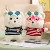 1Pc 30Cm Kawaii Teddy Bear With Clothes Glasses Plush Toys Stuffed Soft Animal Bear With Accessories Dolls Lovely Valentine Gift