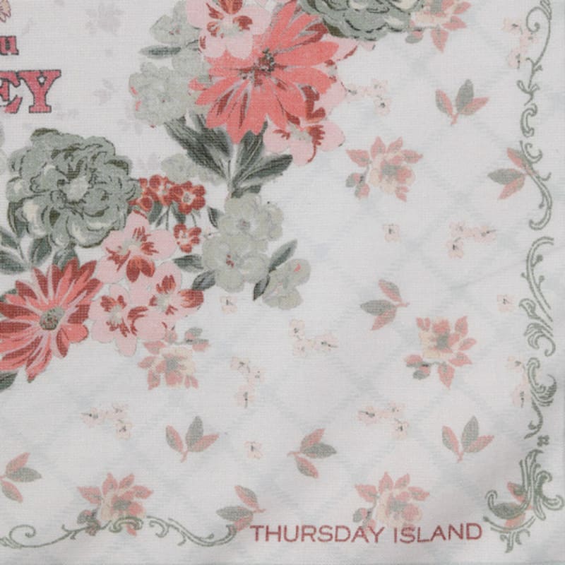 Thursday Island Flower Wreath Bandana_T256MHC139W