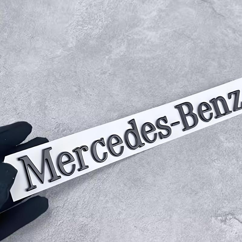 

Car 3D Emblem Accessories Trunk Body Badge Decoration Stickers For Mercedes Benz AMG GLE GLS CLA CLE GLC CLS GLA W223 W213 W206 чёрный