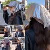 Quick Drying Sun Hat French Retro Peaked Cap Fashion Headscarf Hat for Women Spring and Summer