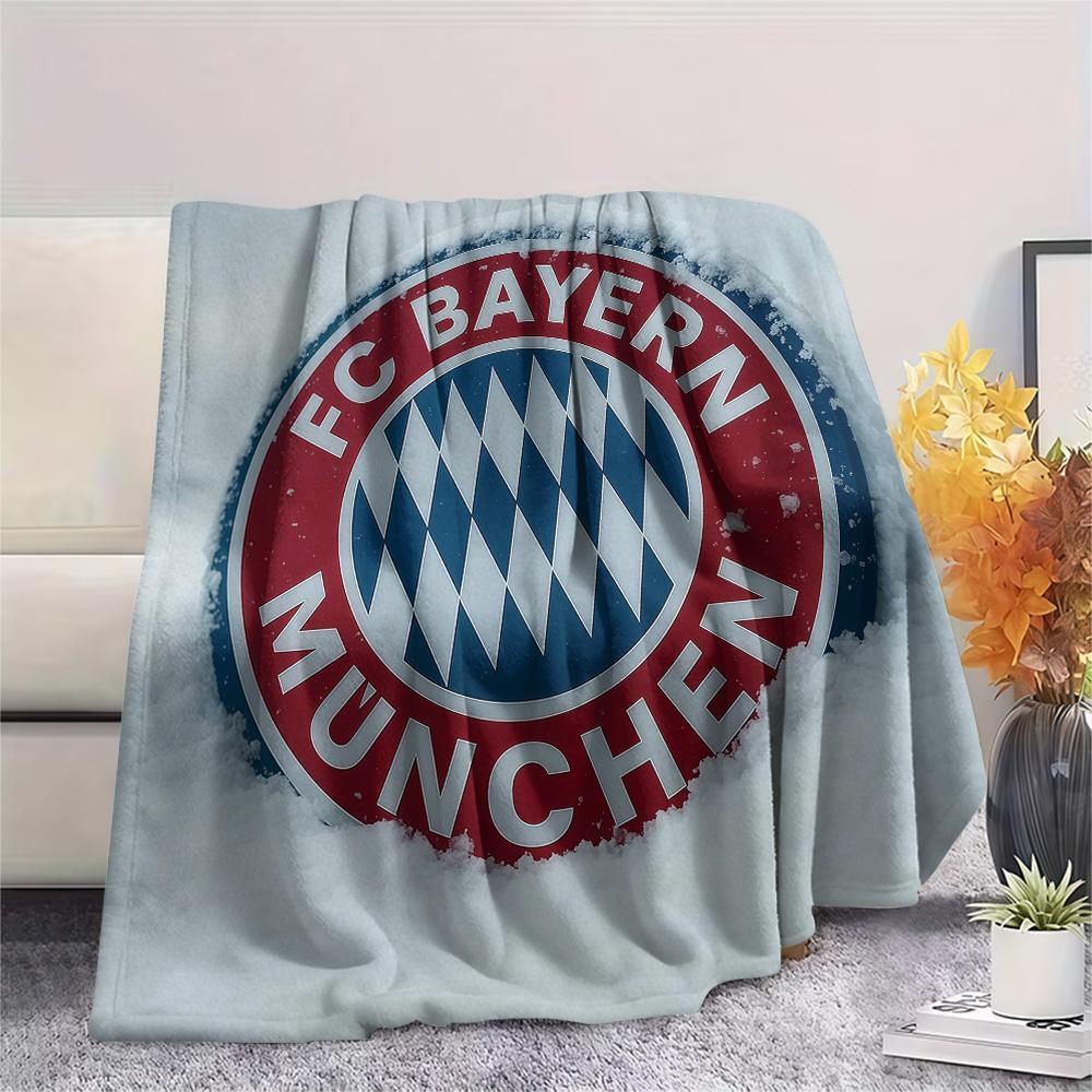 Bayern Munich Flannel Blanket, High quality Comfortable for All Seasons, Home Decor, Warmth and Comfort