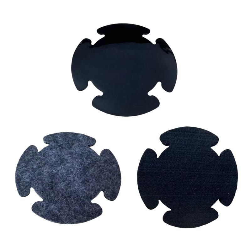 Drum Reinforcement Sticker Bass Kick Drum Mute Pad Felt Bass Drum Silencers Pad Dampeners Drum Practice Accessory