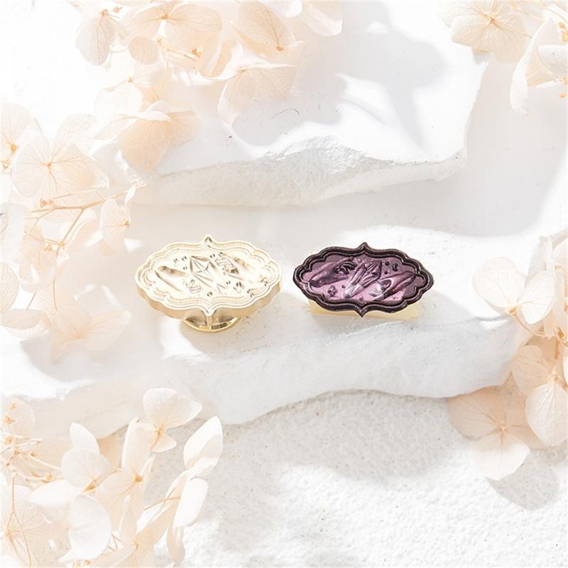 Wax Seal Stamp Head for Valentine Card Wedding Invitation Envelope, Exquisite Pattern Wax Seal Stamp Head