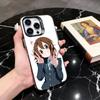 K-K-ON Music Y-Yui H-Hirasawa-yh  Phone Case For iPhone 17,16,15,14,13,12,11 Plus,Pro Max,XS,Colorful Silver Black Cover