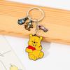 1 PZ Disney Cartone Animato Winnie the Pooh Portachiavi in Metallo Elegante e Raffinato Kawaii Winnie the Pooh Ciondolo Decorativo per Borsa per Uso Quotidiano o Come Regalo