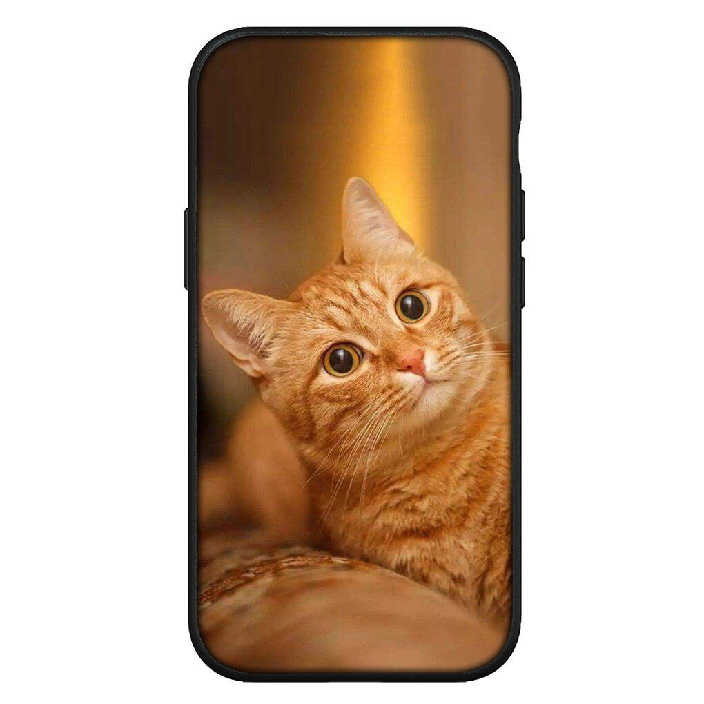 For Motorola Moto Edge 70 60 50 G54 G86 Samsung Galaxy S25 iPhone 17 16 15 Xiaomi Redmi Note 14 13 Pro Max Phone Case Cartoon Cat Meow Lovely Cover