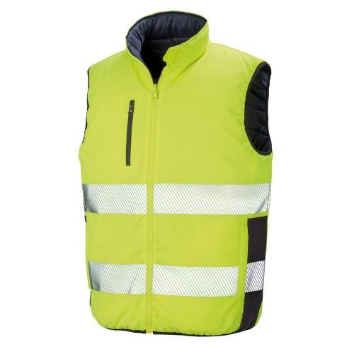 SAFE-GUARD by Result Mens Reversible Soft Padded Vest