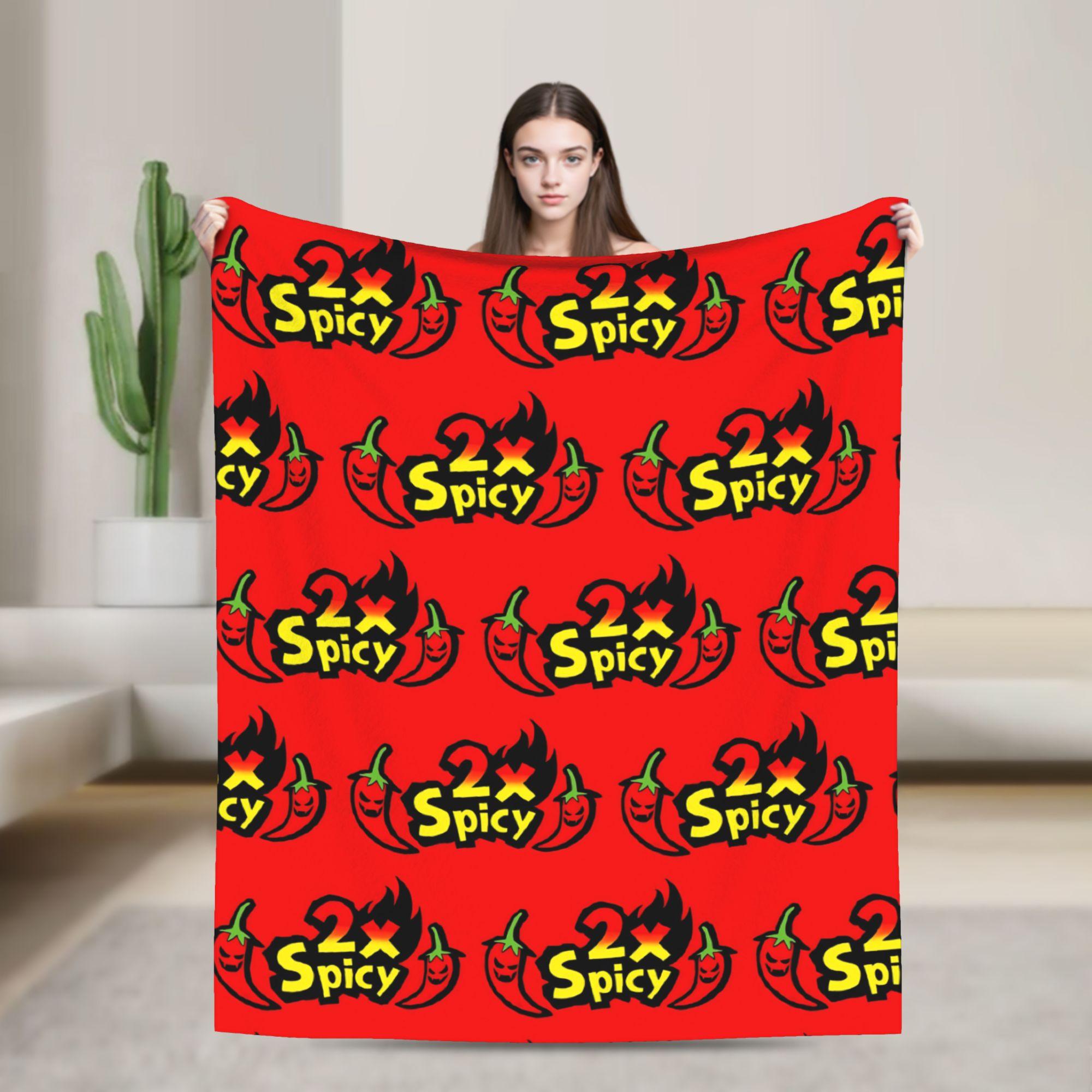 Exquisite Fashion Items Unisex 2X Spicy Noodles!! Buldak Ramen Blanket Buldak Ramen Warm Soft Novelty Plush Bedding Throws For Bedroom Bedspread Bed Cover