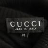 Gucci Made In Italy Cashmere Blend No Sleeve Turtleneck Knit M Black Women Used