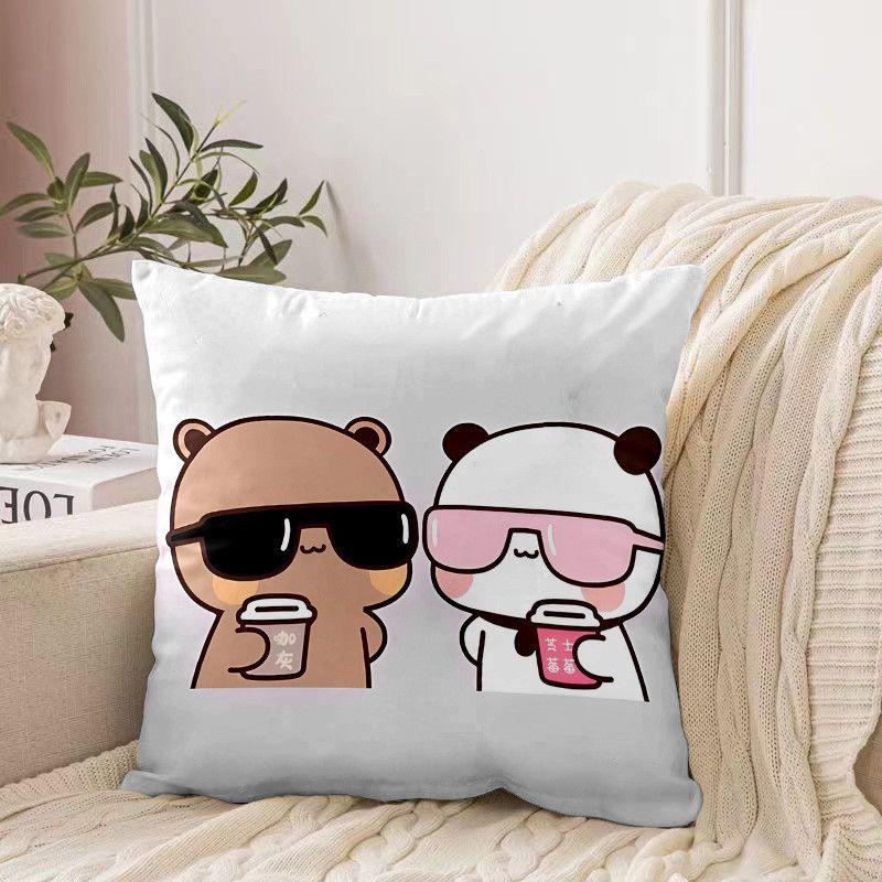 Cute Cartoon Red Panda Throw Pillows, Sofa Cushions, Nap Pillows, Birthday Gifts