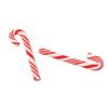 50Pcs Red And White Handmade Christmas Candy Cane Kawaii Miniature Food Dollhouse Home Decor