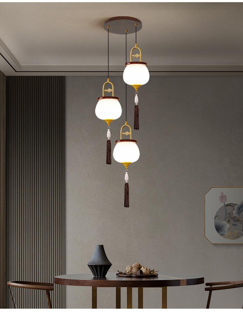 Modern Chinese Spiral Chandelier for Duplex Villas and Restaurants