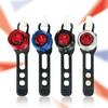 LED Rear Light Cycling Rear Tail Helmet Flash Light Safety Warning Lamp