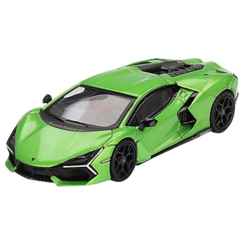 MINI GT 1/64 Scale Lamborghini Revuelto Verde Servance (Left-Hand Drive) Finished Model MGT00836-BL