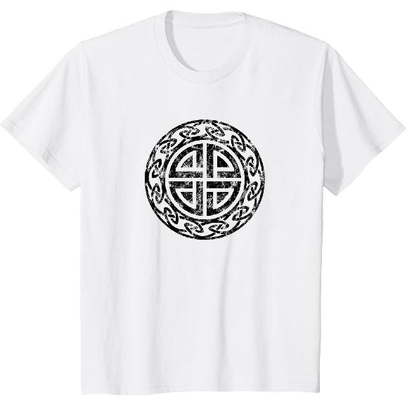 Vintage Protection Shield Knot Celtic Norse Viking T-Shirt T-Shirt
