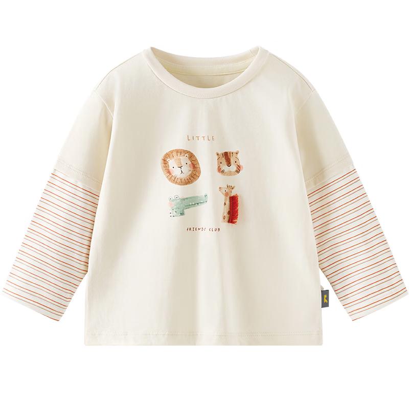 

TONGTAI Pure Cotton Kids Long Sleeve T-Shirt 120