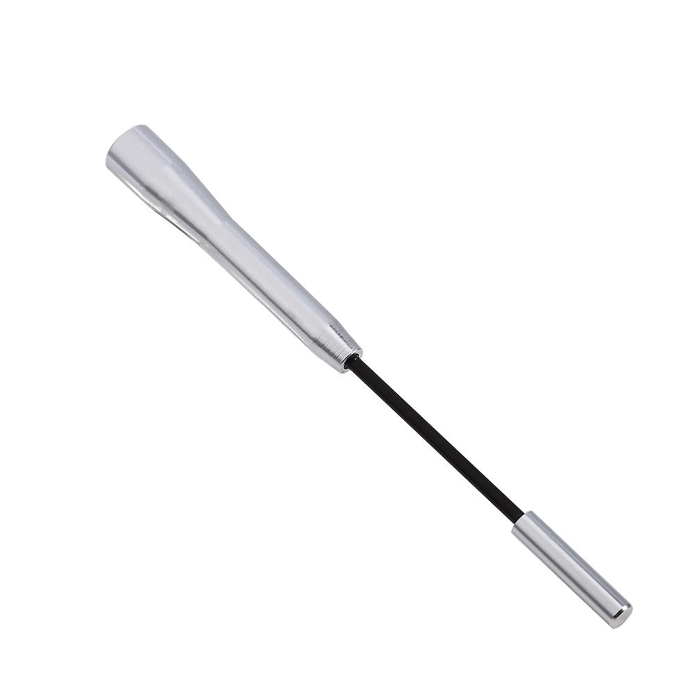 Car Three Sections Extendable Alloy Bee Sting Radio Roof Mast Antenna Aerial Ariel AM FM Silver