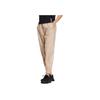 Essential 3-Stripes Logo Print Cuffed Track Pants Women Bottoms Khaki HM7087