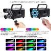 Zetsuto 500W Fog Smoke Machine with 18 LED Lights and 13 Colorful Light Effects, Portable Smoke Machine with Remote Control, Halloween Smoke Machine,