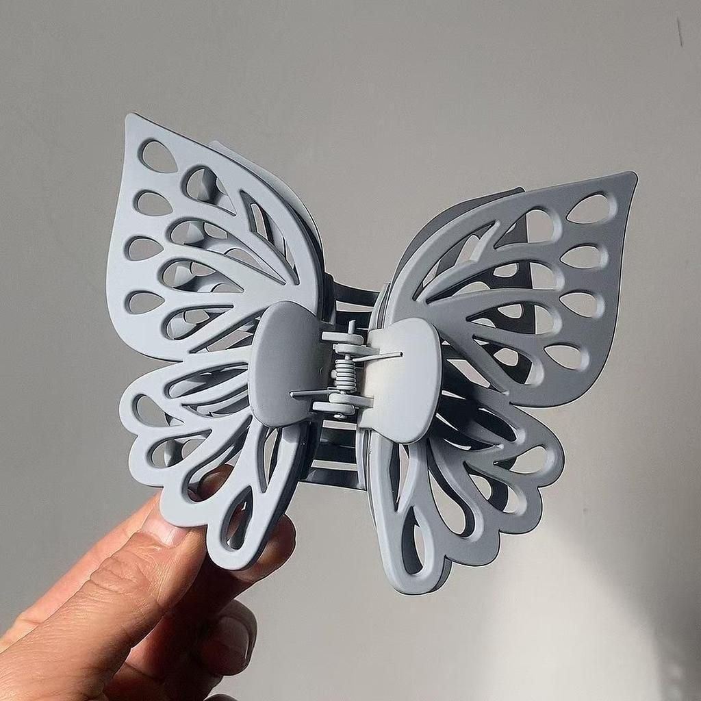 Elegante Pinza per Capelli a Doppia Struttura a Forma di Farfalla - Pinza a Squalo di Alta Qualità per Donne