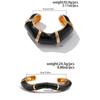 PuRui Creative Open Cuff Wave Enamel Dripping Oil Bracelet Women Vintage Luxury Banquet Bangle Geometric Couple Zircon Gift