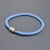 VOQ Fashion Geometric Hexagonal Stainless Steel Magnetic Buckle Rope Bracelet for Men Women Friendship Luxury Handmade Jewelry