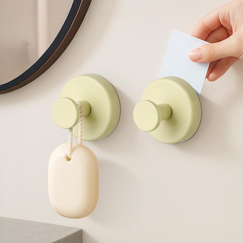 Suction Cup Hook Strong Vacuum Bathroom Suction Cup Hooks Waterproof Towel Holder Pp Durable Wall Hanger For Hanging Robe