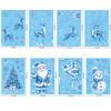 Santa Claus Christmas Tree Christmas Wall Sticker Christmas Static Window Stickers  Festive Decor