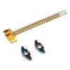 COWCOW Technology Action Army AAP01 Aluminum Guide Rod Set Gold