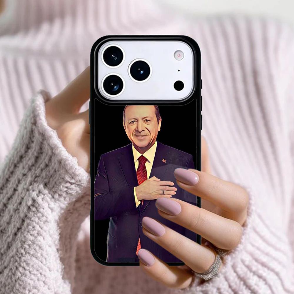 Turkey Recep Tayyip Erdogan print Phone Case For Apple iPhone 17 Air 16E 15 14 Plus 13 12 11 Pro Max Mini Funda Cover iPhone17 Pro Max