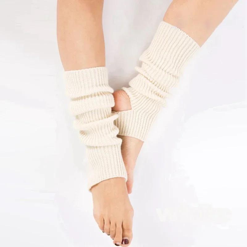 Damen Stulpen Winter Mädchen Weibliche Beinabdeckung Für Fitnessstudio Fitness Lateinamerikanischer Tanz Ballett Yoga Lockere Socken Lange Strümpfe