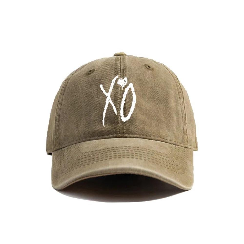 2025  XO The Weeknd Baseball Cap Distressed Hats Cap Unisex Retro Outdoor Summer Adjustable Dad Hat  Fashion