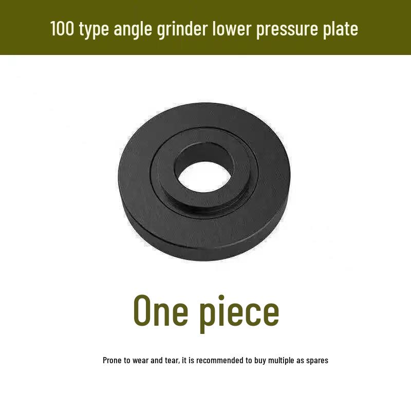 100 Angle Grinder Flange, Stainless Steel Hex Nut, Threaded Gasket, Polishing Accessory, Large