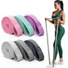 Multipurpose Elastic Glute Exercise Resistance Loop With Roll Resistant Fabric For Squats Lunges And Mobilities Training
