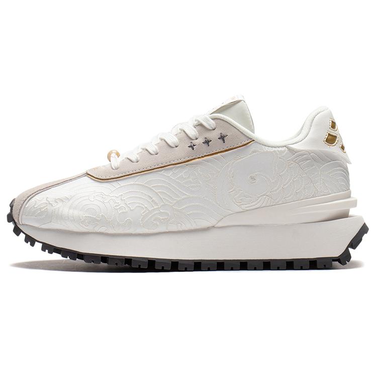 

Li Ning CF Slip Resistant, Abrasion Resistant, Lightweight Low top Sports Casual Shoes Men s Mist White AGCS339-1 41.5