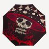 1pc Mushroom Skull Automatic Open/close Leisure Umbrella, 8-Rib Sturdy Structure, Portable Travel Umbrella, Parties, Everyday Use, 11133